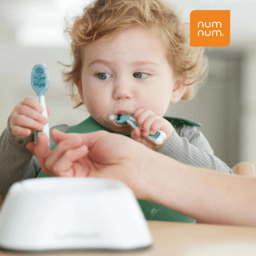 Kid using pre-spoons